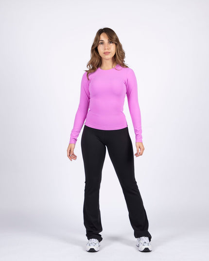 Purple | Women's Soft Knit Long Sleeve Tshirt - Women's Soft Knit Long Sleeve Tshirt - Jobedu Jordan