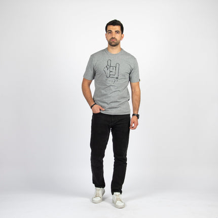 Rock | Basic Cut T-shirt - Graphic T-Shirt - Unisex - Jobedu Jordan