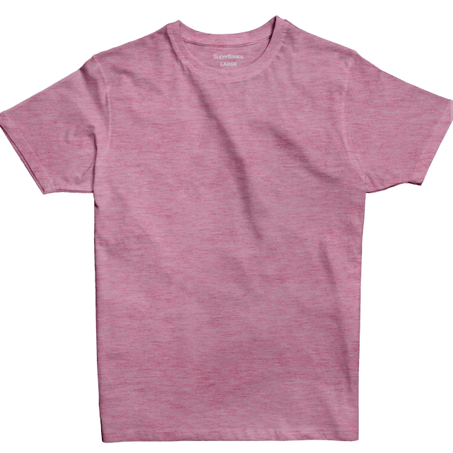 Rose Pink Heather | T-shirt Unisex Self - Rib - T-shirt Unisex Self - Rib - Jobedu Jordan