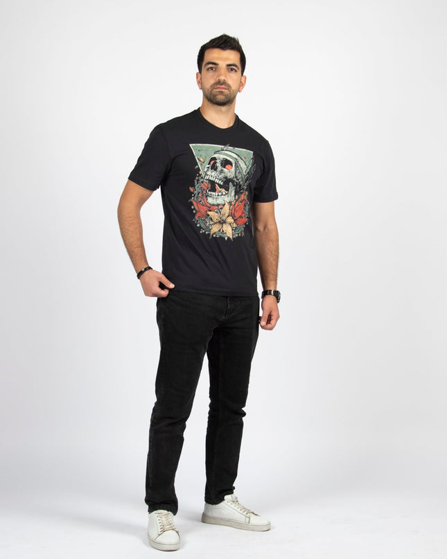 Screaming Skull | Basic Cut T-shirt - Graphic T-Shirt - Unisex - Jobedu Jordan