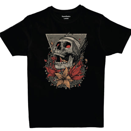 Screaming Skull | Premium SuperBasic Ghraphic T-Shirt - Premium Super Basic Cut T-Shirt - Unisex - Jobedu Jordan