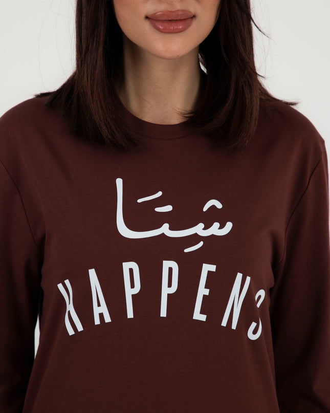 Shetta Happens | Premium T-shirt Unisex Longsleeve Basic Cut - Premium T-shirt Unisex Longsleeve Basic Cut - Jobedu Jordan