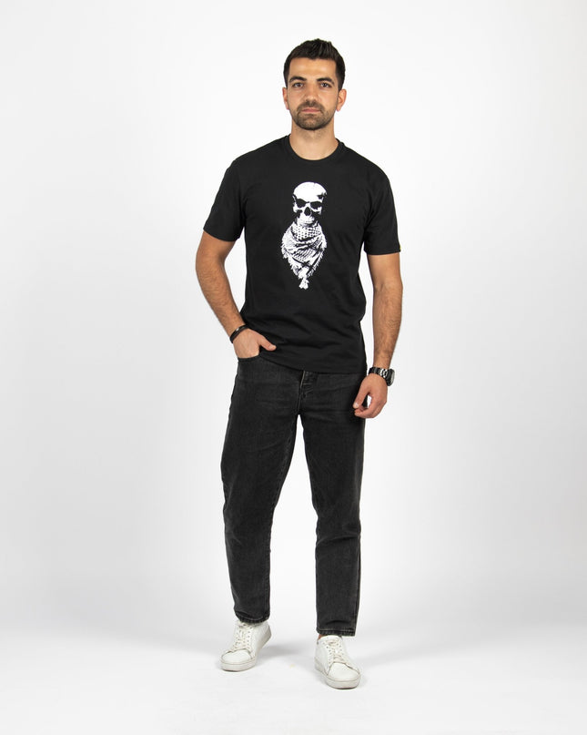 Skull Hatta | Premium SuperBasic Ghraphic T-Shirt - Premium Super Basic Cut T-Shirt - Unisex - Jobedu Jordan