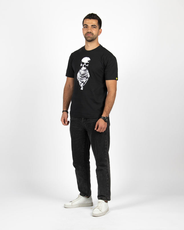 Skull Hatta | Premium SuperBasic Ghraphic T-Shirt - Premium Super Basic Cut T-Shirt - Unisex - Jobedu Jordan