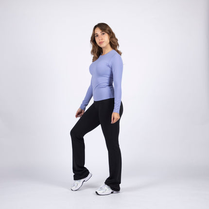 Sky Blue | Women's Soft Knit Long Sleeve Tshirt - Women's Soft Knit Long Sleeve Tshirt - Jobedu Jordan