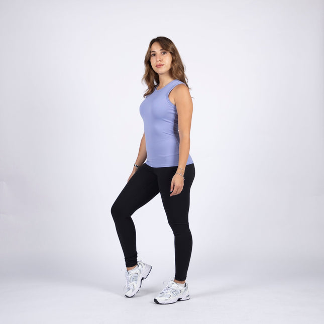 Sky Blue | Women's Soft Knit Regular Tank Top - Women's Soft Knit Regular Tank Top - Jobedu Jordan