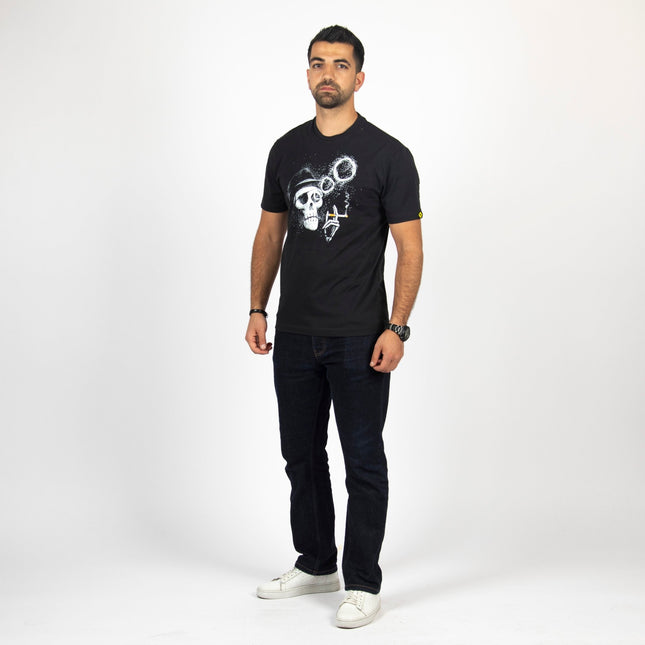 Smoking Skull | Basic Cut T-shirt - Graphic T-Shirt - Unisex - Jobedu Jordan