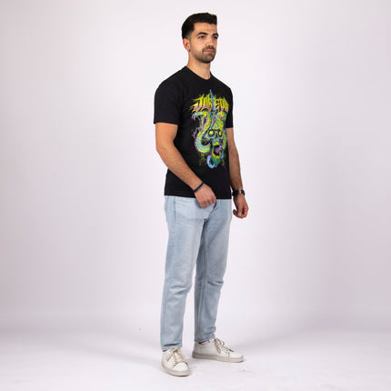 Snake & Roll | Basic Cut T-shirt - Graphic T-Shirt - Unisex - Jobedu Jordan