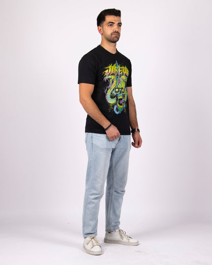 Snake & Roll | Basic Cut T-shirt - Graphic T-Shirt - Unisex - Jobedu Jordan