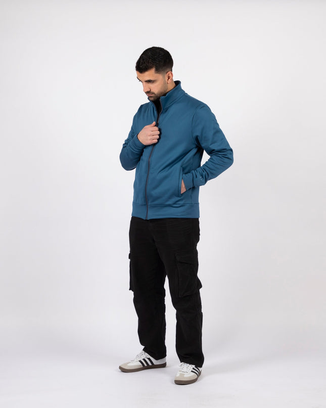 Steel Blue | Unisex Superbasic Trainer Jacket - Unisex Superbasic Trainer Jacket - Jobedu Jordan