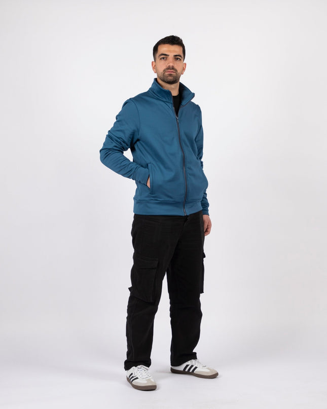 Steel Blue | Unisex Superbasic Trainer Jacket - Unisex Superbasic Trainer Jacket - Jobedu Jordan