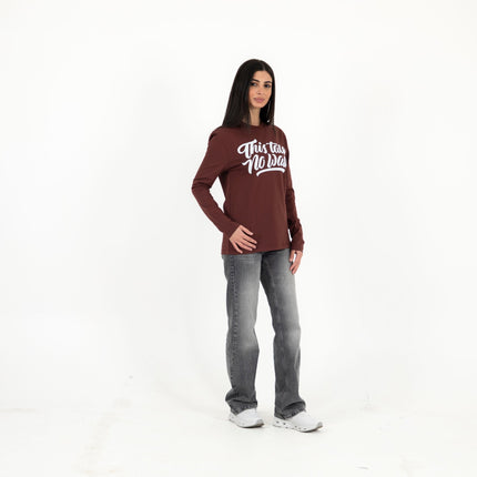 This Talk No Walk | Premium T-shirt Unisex Longsleeve Basic Cut - Premium T-shirt Unisex Longsleeve Basic Cut - Jobedu Jordan