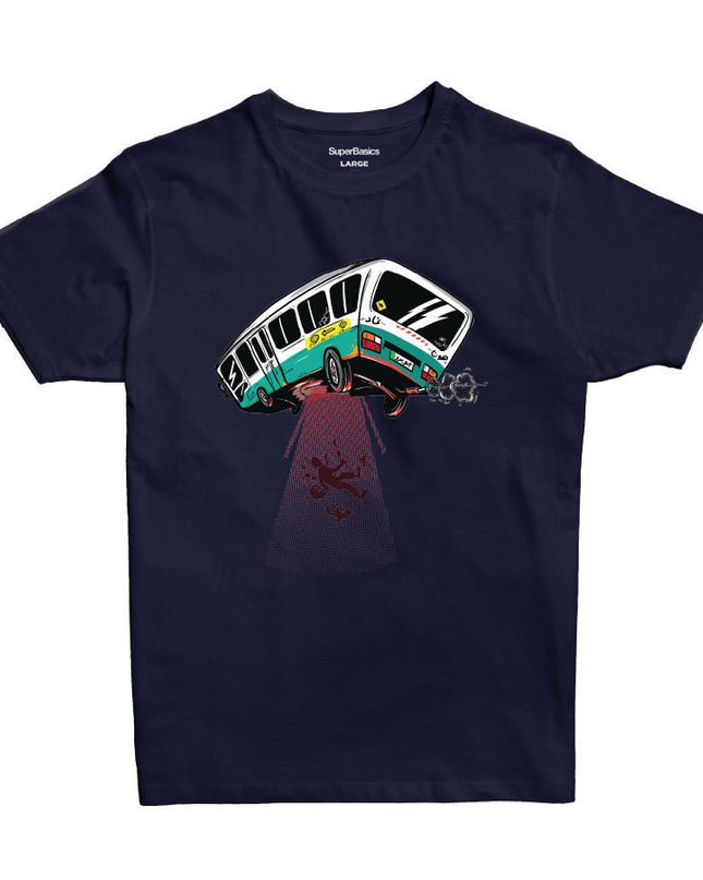 UFO Bus | Premium SuperBasic Ghraphic T-Shirt - Premium Super Basic Cut T-Shirt - Unisex - Jobedu Jordan