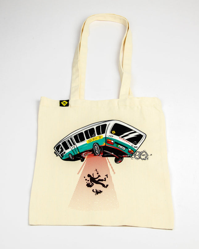 UFO Bus | Tote Bag - Accessories - Tote Bags - Jobedu Jordan