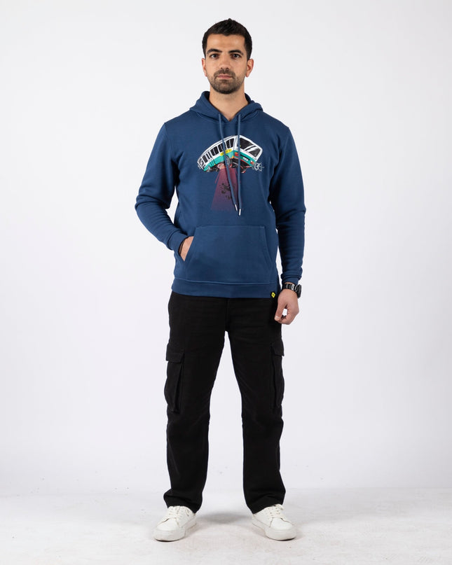 Ufo Bus | Unisex Adult Hoodie - Graphic Hoodie - Unisex - Jobedu Jordan