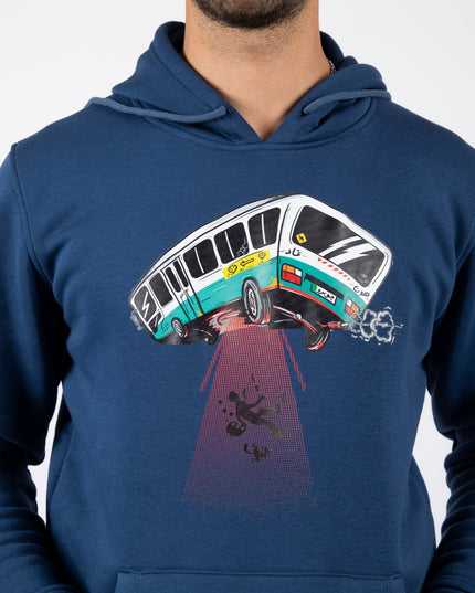 Ufo Bus | Unisex Adult Hoodie - Graphic Hoodie - Unisex - Jobedu Jordan