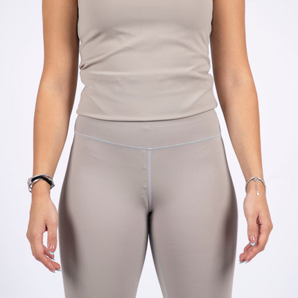 Warm Clay | Women's Soft Knit Leggings - Women's Soft Knit Leggings - Jobedu Jordan