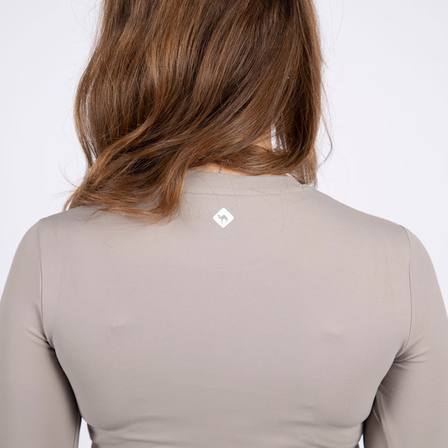Warm Clay | Women's Soft Knit Long Sleeve Tshirt - Women's Soft Knit Long Sleeve Tshirt - Jobedu Jordan