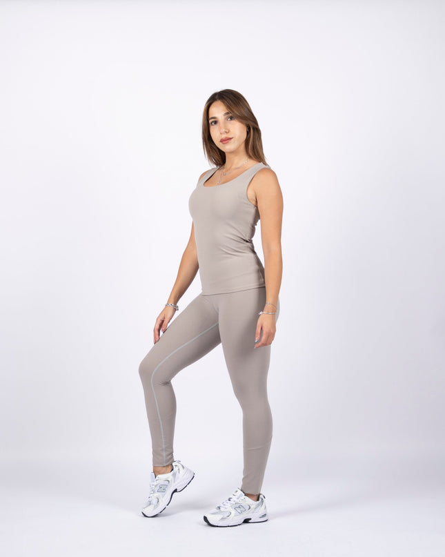 Warm Clay | Women's Soft Knit Premium Tank Top - Women's Soft Knit Premium Tank Top - Jobedu Jordan