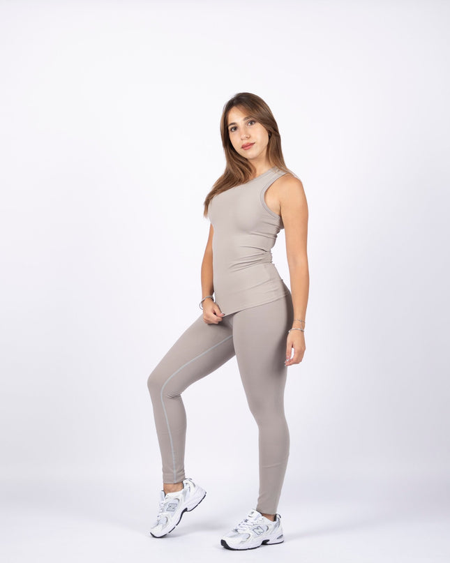 Warm Clay | Women's Soft Knit Regular Tank Top - Women's Soft Knit Regular Tank Top - Jobedu Jordan