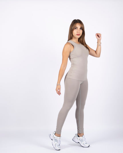 Warm Clay | Women's Soft Knit Regular Tank Top - Women's Soft Knit Regular Tank Top - Jobedu Jordan