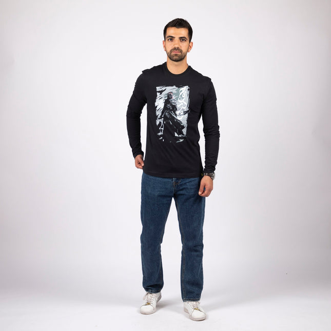 Warriour Beduin | Adult Graphic Longsleeve Tshirt - Adult Graphic Longsleeve Tshirt - Jobedu Jordan