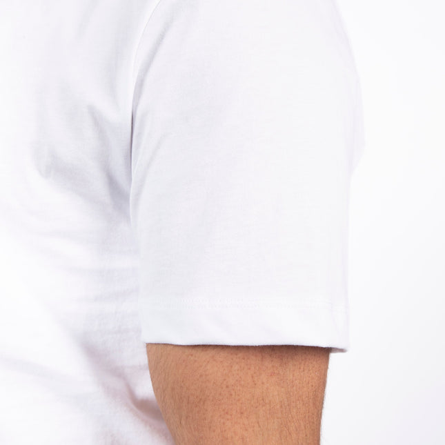 White | Basic Cut T-shirt - Basic Cut T-shirt - Jobedu Jordan