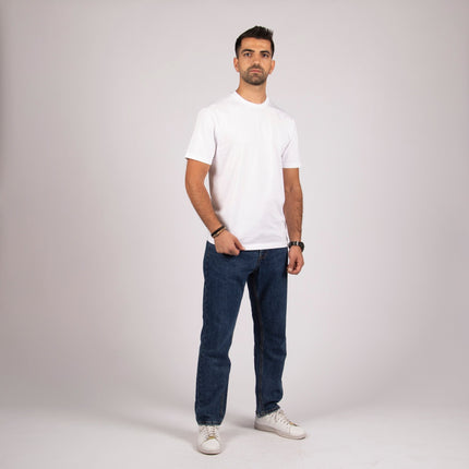 White | Premium Super Basic Cut T-Shirt - SuperBasic Premium Cut T-Shirt - Unisex - Jobedu Jordan