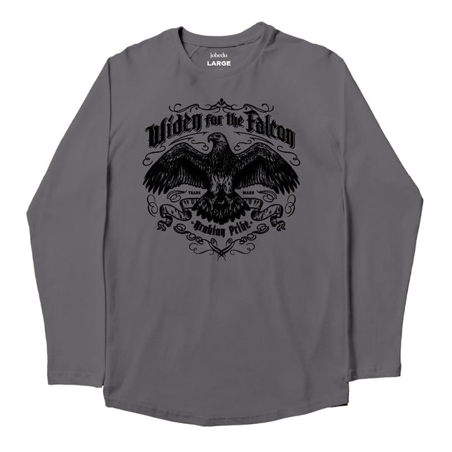 Widen For The Falcon | Premium T-shirt Unisex Longsleeve Basic Cut - Premium T-shirt Unisex Longsleeve Basic Cut - Jobedu Jordan