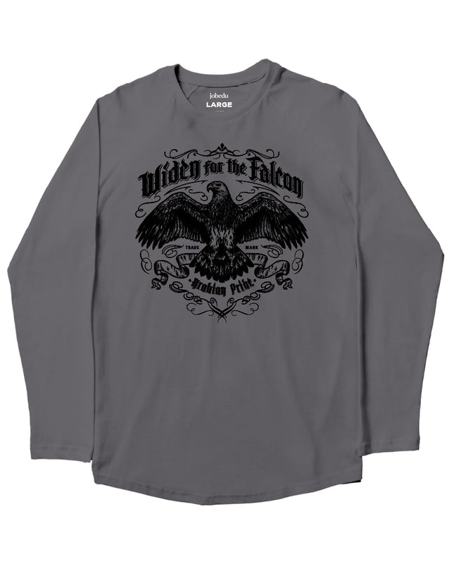Widen For The Falcon | Premium T-shirt Unisex Longsleeve Basic Cut - Premium T-shirt Unisex Longsleeve Basic Cut - Jobedu Jordan