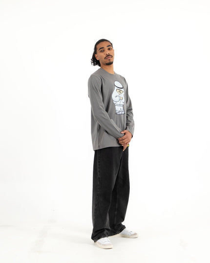 Yo | Premium T-shirt Unisex Longsleeve Basic Cut - Premium T-shirt Unisex Longsleeve Basic Cut - Jobedu Jordan