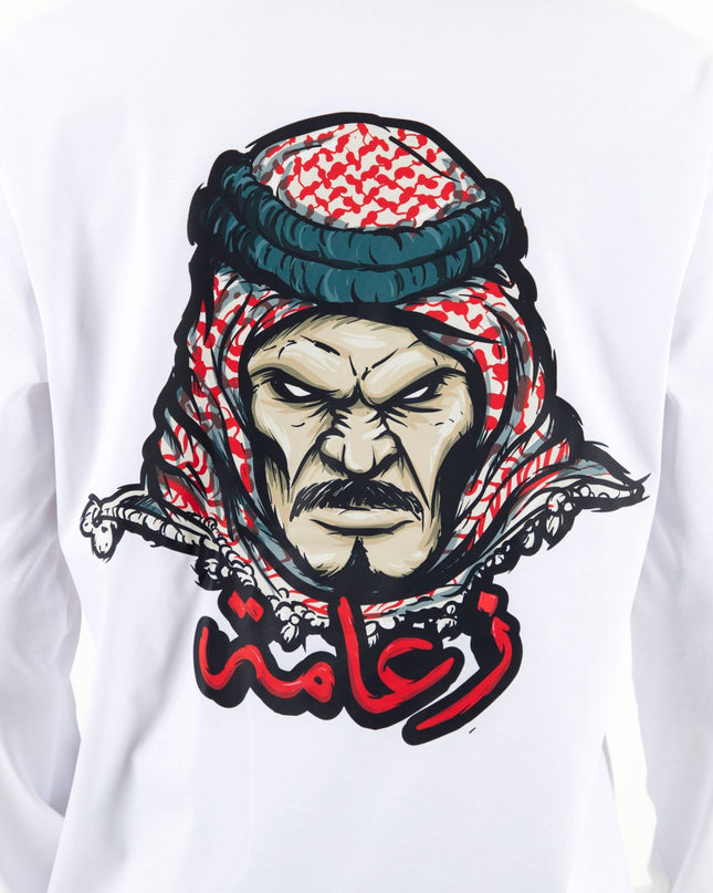 Za3ameh | Premium T-shirt Unisex Longsleeve Basic Cut - Premium T-shirt Unisex Longsleeve Basic Cut - Jobedu Jordan