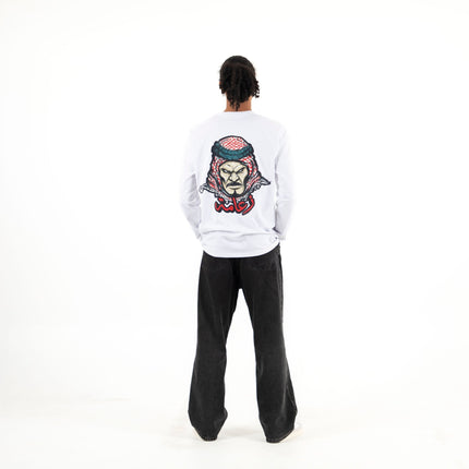 Za3ameh | Premium T-shirt Unisex Longsleeve Basic Cut - Premium T-shirt Unisex Longsleeve Basic Cut - Jobedu Jordan