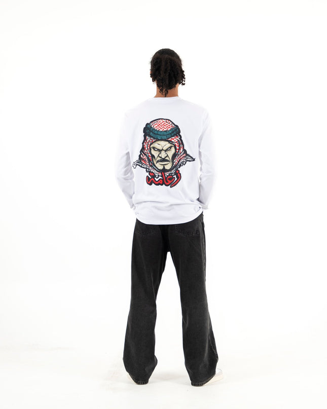 Za3ameh | Premium T-shirt Unisex Longsleeve Basic Cut - Premium T-shirt Unisex Longsleeve Basic Cut - Jobedu Jordan