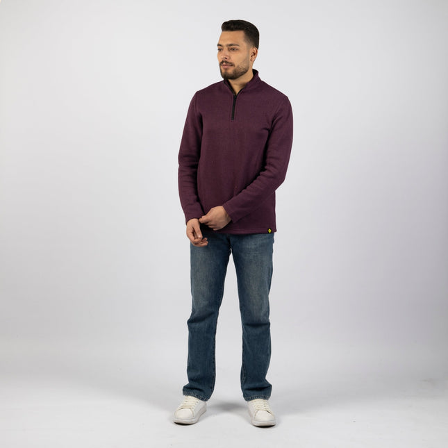 68 Sangaria Purple | Adult Quarter Zip Sweater - Adult Quarter Zip Sweater - Jobedu Jordan