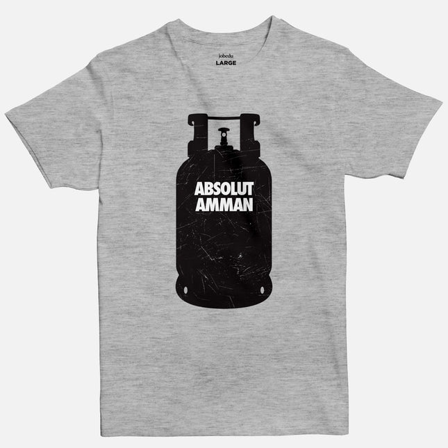 Absolut Amman | Basic Cut T-shirt - Graphic T-Shirt - Unisex - Jobedu Jordan