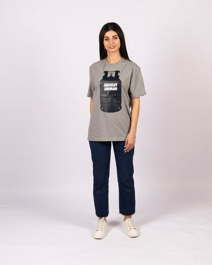 Absolut Amman | Basic Cut T-shirt - Graphic T-Shirt - Unisex - Jobedu Jordan
