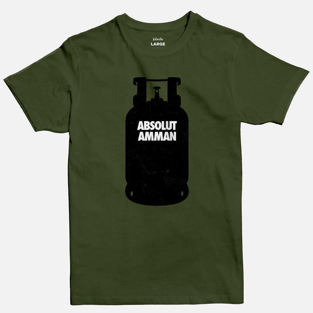 Absolut Amman | Basic Cut T-shirt - Graphic T-Shirt - Unisex - Jobedu Jordan