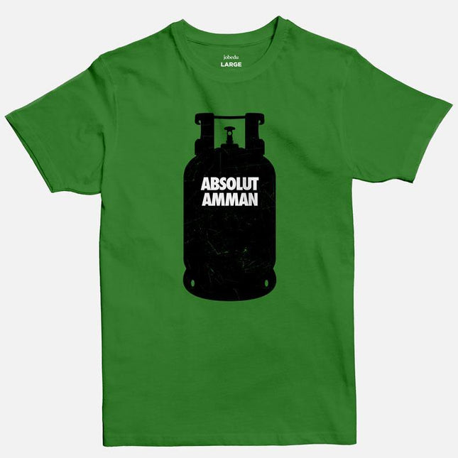 Absolut Amman | Basic Cut T-shirt - Graphic T-Shirt - Unisex - Jobedu Jordan
