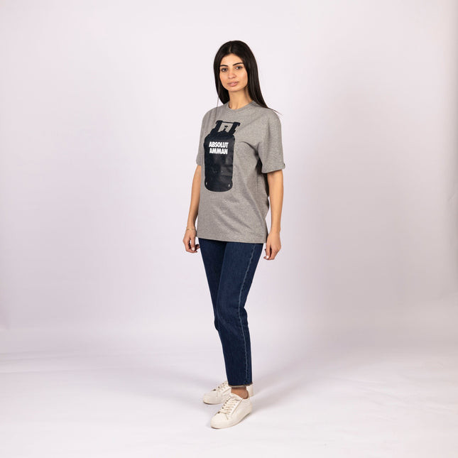 Absolut Amman | Basic Cut T-shirt - Graphic T-Shirt - Unisex - Jobedu Jordan