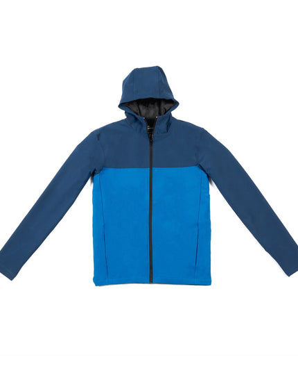 Aqua Blue - Navy Blue | Adult Hooded Winterproof Jacket - Jackets - Jobedu Jordan