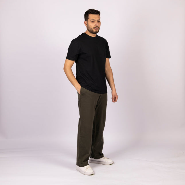 Army Green | Adult Wide Leg Jersey Pants - Adult Wide Leg Jersey Pants - Jobedu Jordan