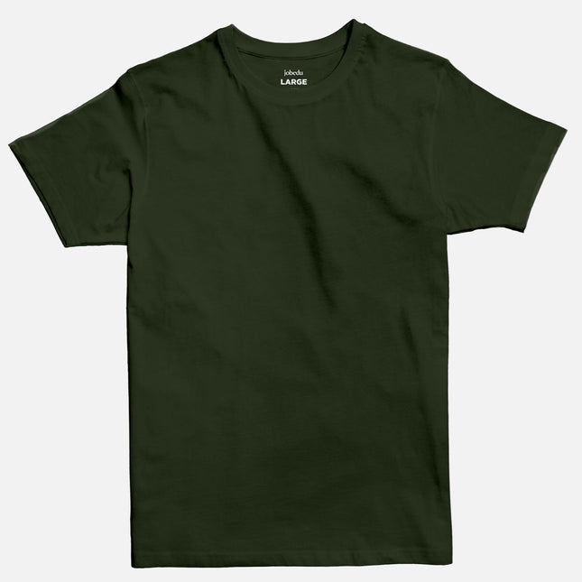 Army Green | Basic Cut T-shirt - Basic T-Shirt - Unisex - Jobedu Jordan