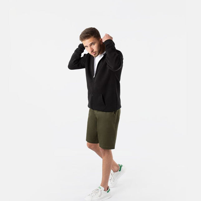 Army Green | Men's Twill Short - Twill Shorts - Jobedu Jordan