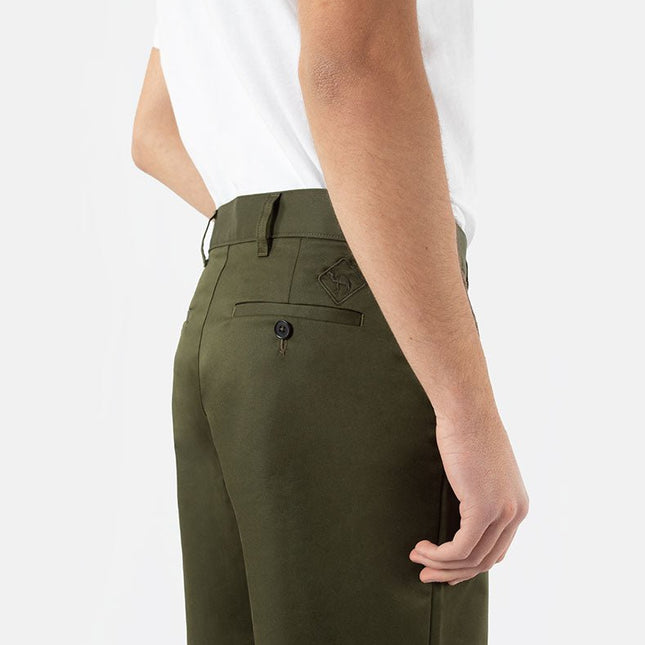 Army Green | Men's Twill Short - Twill Shorts - Jobedu Jordan