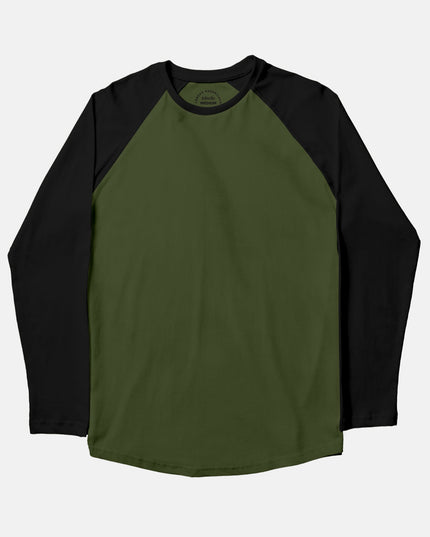 Basic-Army Green | Unisex Baseball T-shirt - Basic Baseball T-Shirt - Unisex - Jobedu Jordan