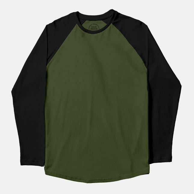 Basic-Army Green | Unisex Baseball T-shirt - Basic Baseball T-Shirt - Unisex - Jobedu Jordan