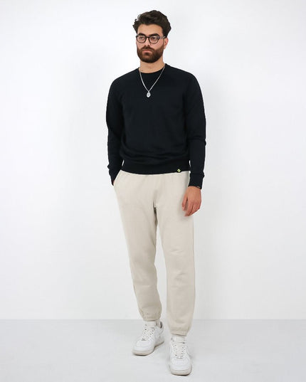 Basic - Black | Unisex Adult Light Tracksuit Sweatshirt - Basic - Unisex Light Tracksuit Sweatshirt - Jobedu Jordan