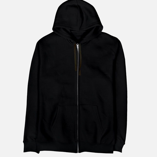 Basic - Black | Unisex Adult Zipup - Basic Zipup - Unisex - Jobedu Jordan