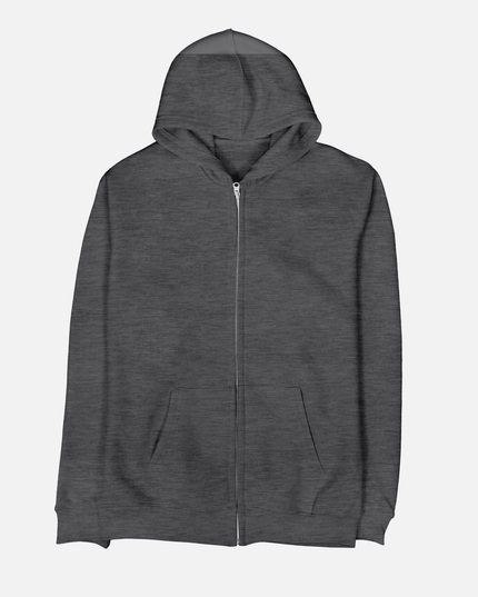 Basic - Charcoal Sky| Unisex Adult Zipup - Basic Zipup - Unisex - Jobedu Jordan